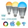 LED žiarovka Wifi RGBW E27-9W