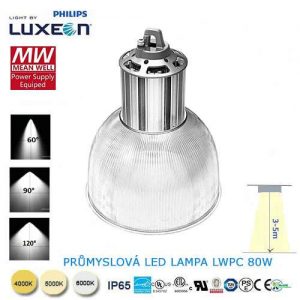 Priemyselná LED lampa LWPC-80W